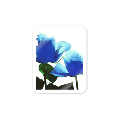 Blue Rose Sticker