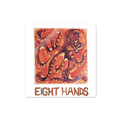 EIGHT HANDS Sticker