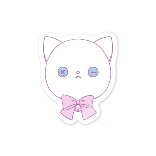 Say it's cute(猫のぬいぐるみ) Sticker