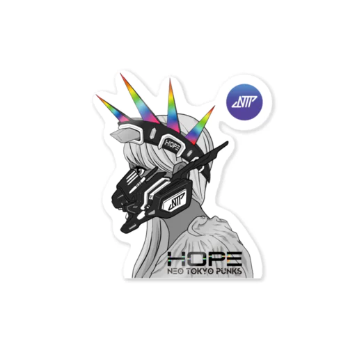 NTP Guild HOPE - Statue of Liberty Punks / Woman Sticker