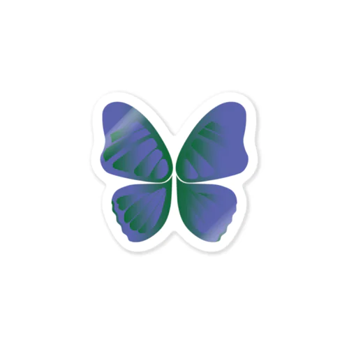 BUTTERFLY(PURPLE) ステッカー