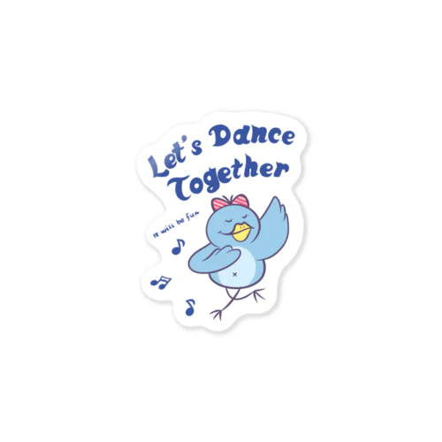 Let’s Dance Together ステッカー