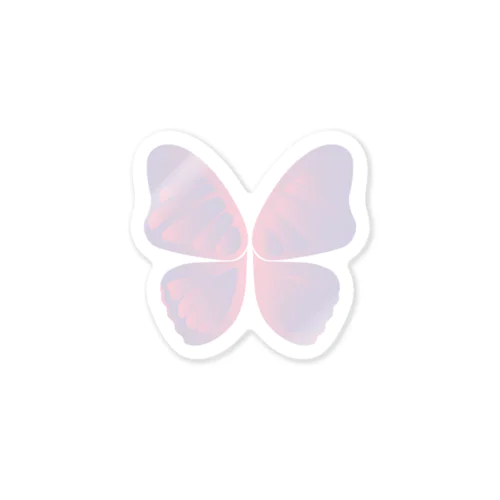 BUTTERFLY(LIGHT PINK) ステッカー