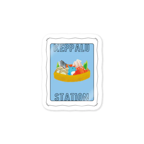 海産物(イルカ入り) Sticker