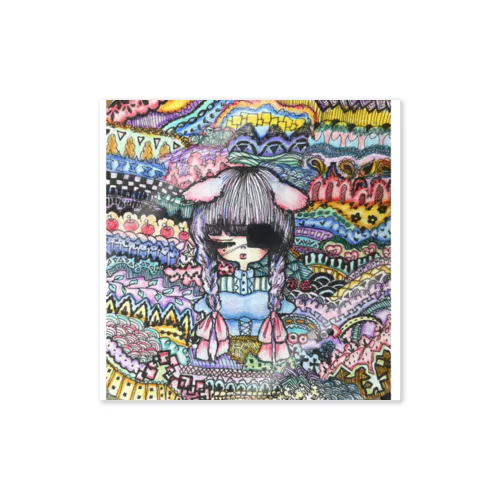 眼帯の少女 Sticker