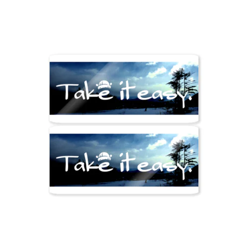 Take it easy Sticker