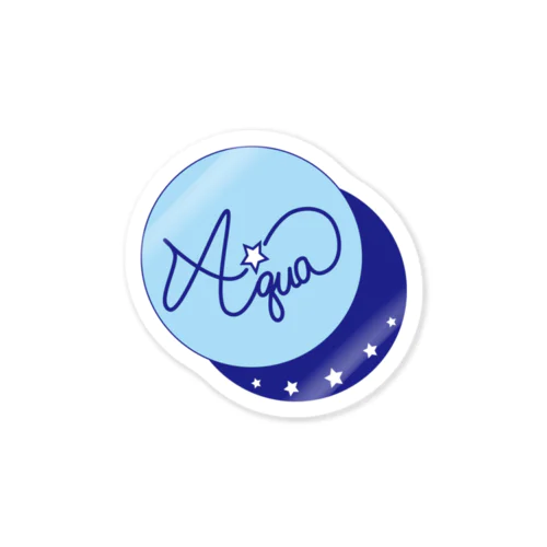 Aqua.sticker Sticker