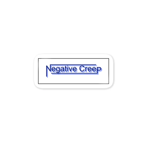 Negative creepロゴステッカー ステッカー