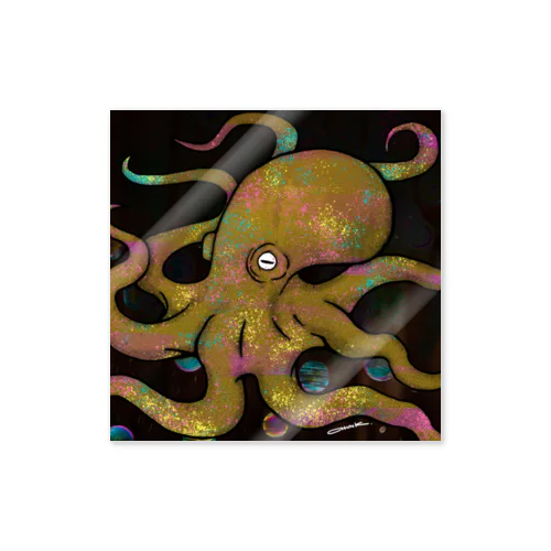 octopus ステッカー