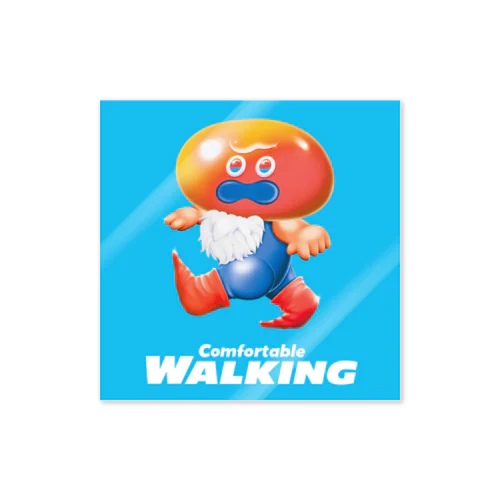 Comfortable WALKING ー CHILESOCKS FURBEAN ー Sticker