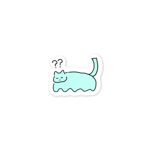 ？？猫 ステッカー