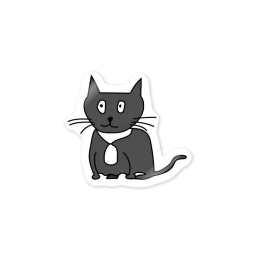 白黒ねこ（しじみ） Sticker