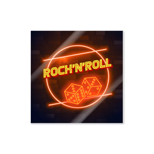 Rock'n'roll ステッカー