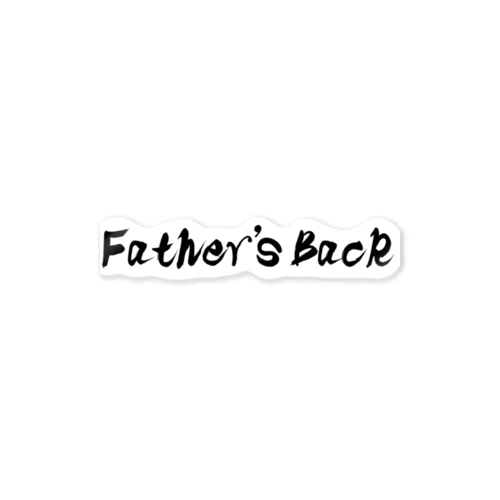 Father's Back Sticker