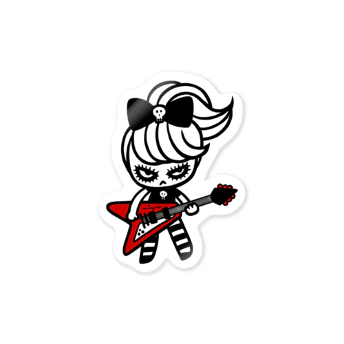 Rock Girl Sticker