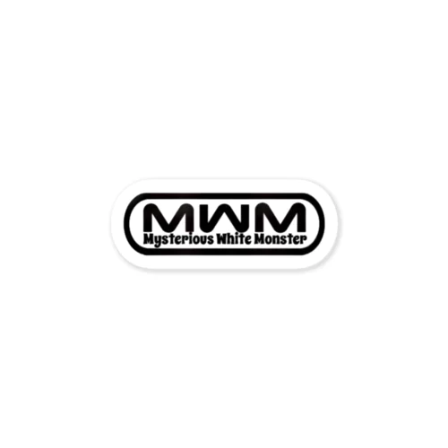 MWM(白) Sticker