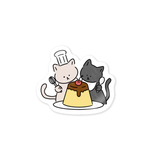 Cat patissier Sticker