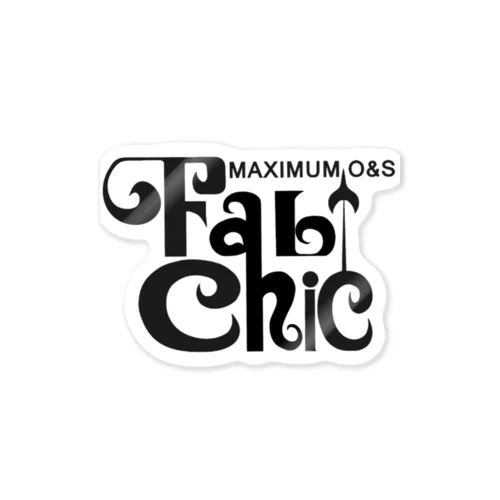 fab chic MAXIMUM O&S ステッカー