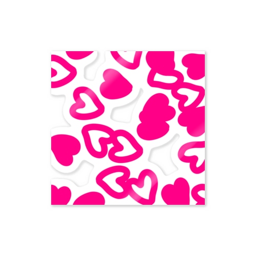 ピンクハート Sticker