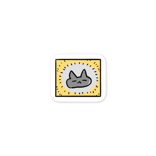 灰色ねこ Sticker