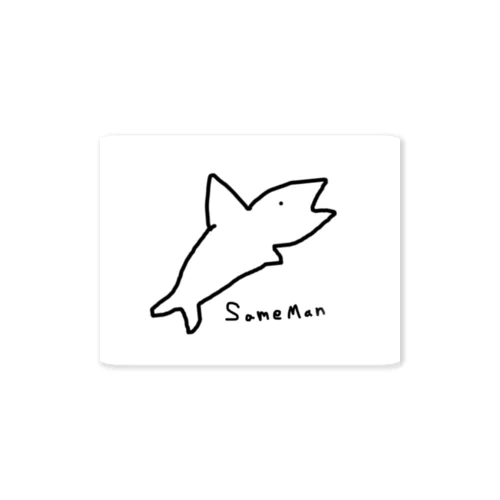 sameman goods Sticker