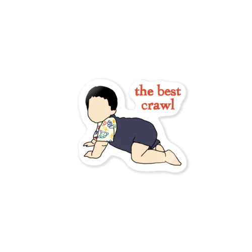 the best crawl Sticker