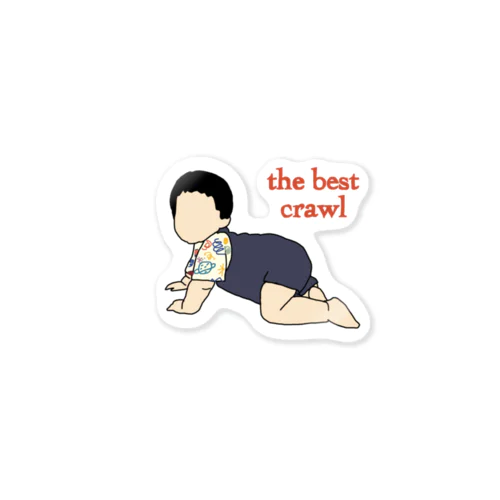 the best crawl ステッカー