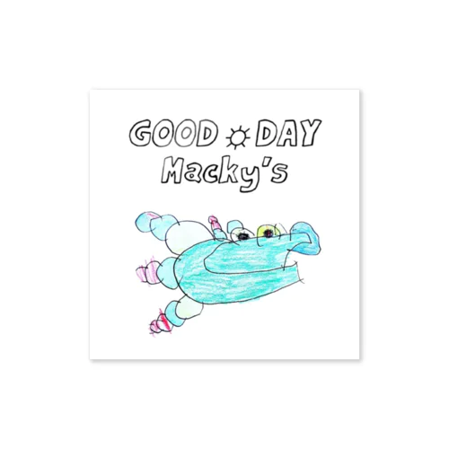 ワニ ーGOODDAY Macky's ver.ー ステッカー