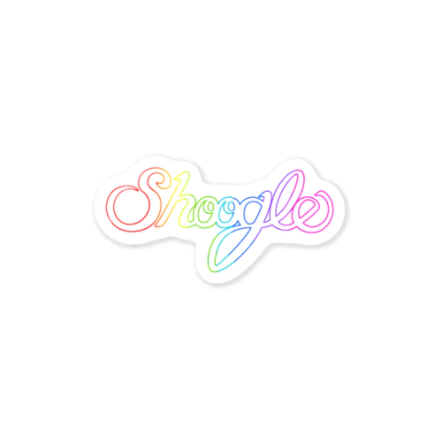 Shoogle(シューグル) Rainbow Line Sticker