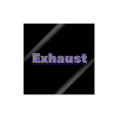 Exhaustステッカー ステッカー