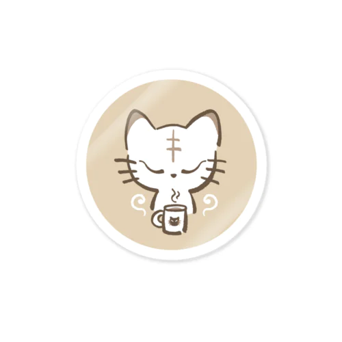 ②子猫シャムのカフェタイム Sticker