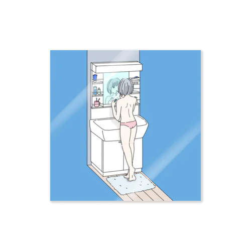 まよなかの油断 Sticker