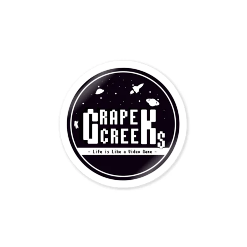 GrapeCreeps 丸ロゴ Sticker