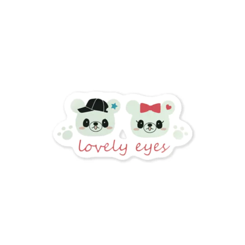 lovely eyes  Sticker