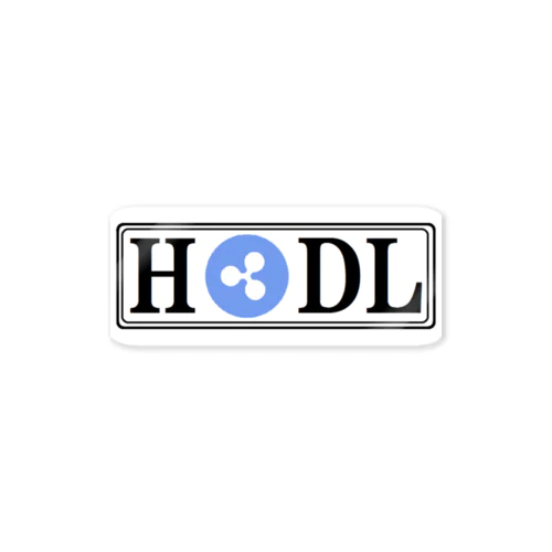 xrp ripple hodl ステッカー