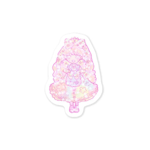 ふんわりPrincess♡ステッカー Sticker