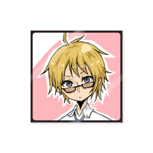 メガネ男子 Sticker