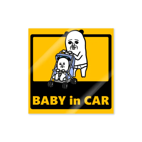 BABYinCAR Sticker