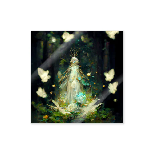 Crystal fairy forest Sticker