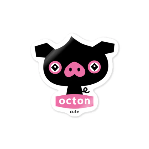 octon #cute Sticker