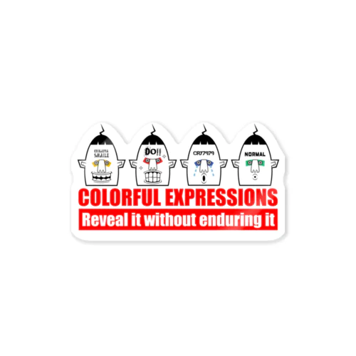 COLORFUL EXPRESSIONS Sticker