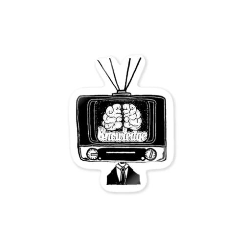 Knowledge television item Sticker