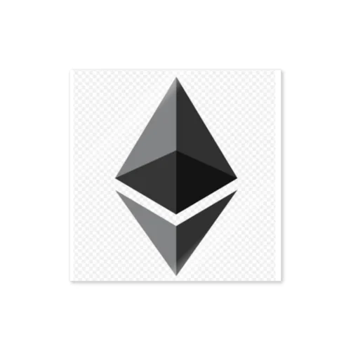 仮想通貨　Ethereum　イーサリアム ステッカー