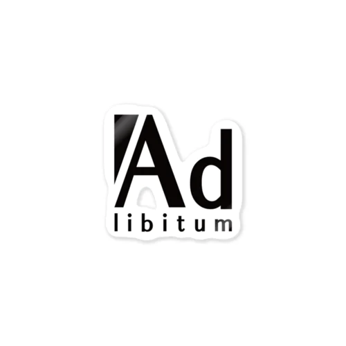 Ad libitum  ステッカー