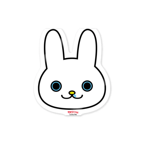 鼻たれウサギ Sticker