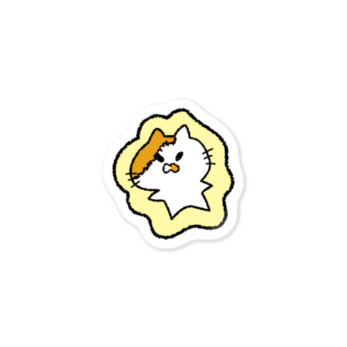 フェルトみたいなシール（ポン太朗） Sticker