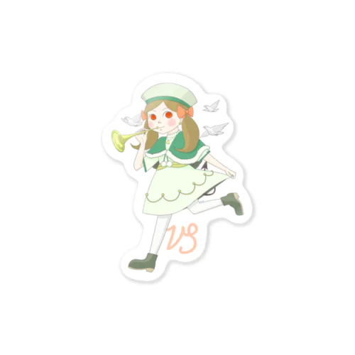 12星座ガールズ・No.10「やぎ座」 Sticker