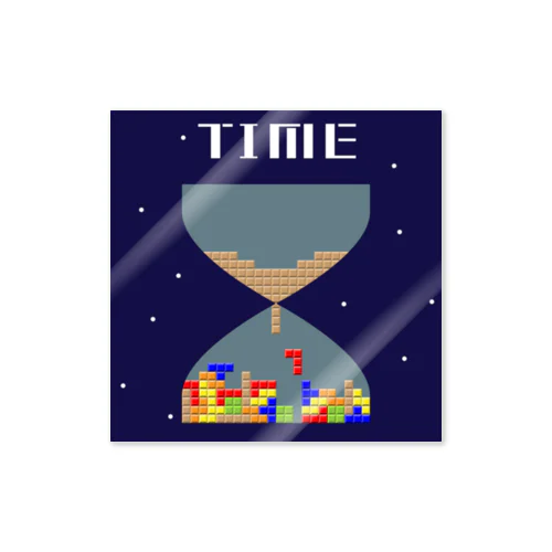 time ステッカー