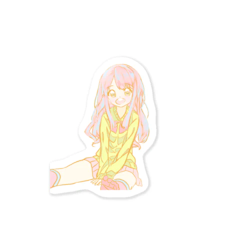 ニーソ少女 Sticker