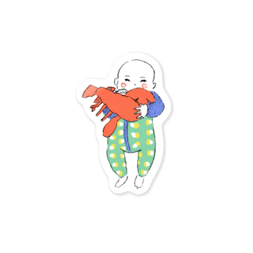 baby015 color Sticker